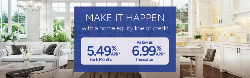 Equity line of credit promotion
